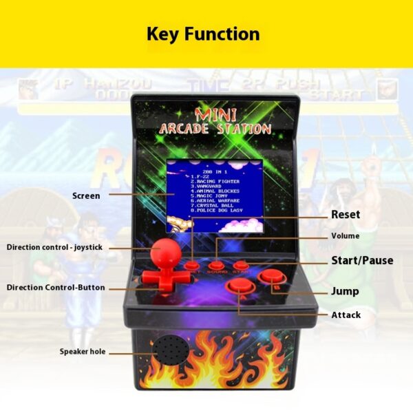 Mini consola de juegos portátil arcade