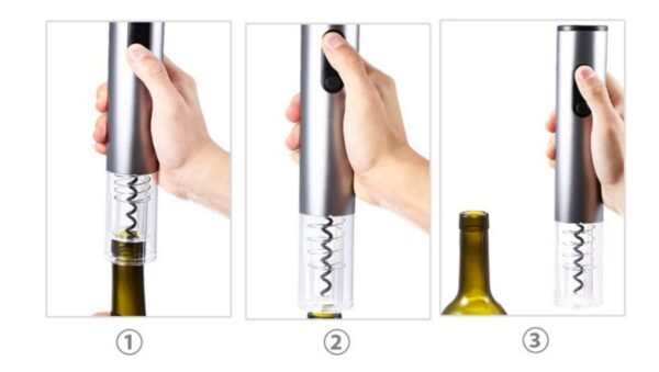 Abridor automático eléctrico de botellas de vino