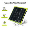 Panel solar plegable de Black Folding Bag