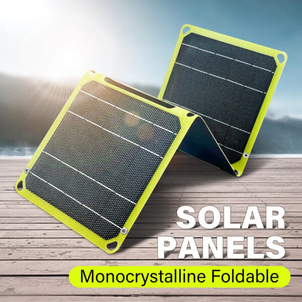 Panel solar plegable de Black Folding Bag