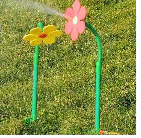Aspersor de jardín de plástico en forma de girasol