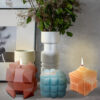 Molde de Silicona 3D en Forma de Cubo Rubik para Velas Artesanales